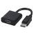 Адаптер-перехідник DisplayPort to HDMI Cablexpert A-DPM-HDMIF-002 Black 444425 фото