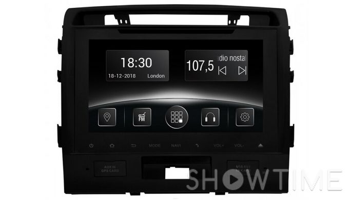 Автомобільна мультимедійна система з антибліковим 10.1 "HD дисплеєм 1024x600 для Toyota Land Cruiser 200 J200 2007-2015 Gazer CM5510-J200 526764 фото